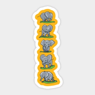 Cute Elephant Sticker